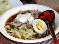 Окрошка без картофеля