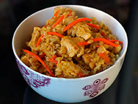 Плов в воке