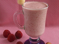 Смузи дыня-клубника