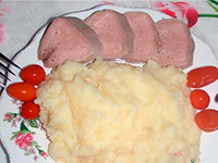 Отварной язык
