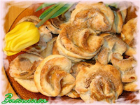 Творожное печенье с корицей