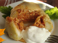 Фаршированные патиссоны