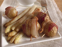 Картофель в беконе