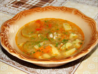 Рассольник постный