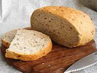 Хлеб с семенами льна