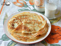 Заварные блины на кефире