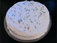 Торт с белковым кремом