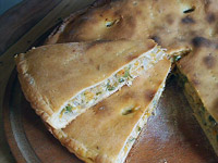 Быстрый пирог с курицей