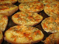 Картофель под чесночным маслом