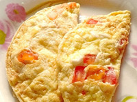 Омлет с овощами