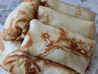 Блинчики с мясом