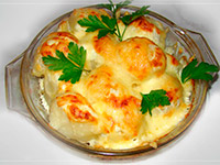 Картофель в сметанном соусе