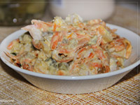 Классический салат «Обжорка»