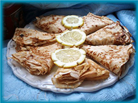 Апельсиновые блинчики