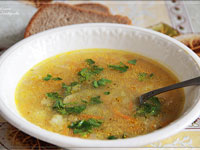 Постные щи из крошева с ячневой крупой