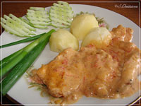 Куриные грудки в сливочном соусе