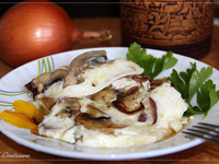 Омлет с шампиньонами