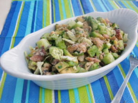 Салат с сардиной