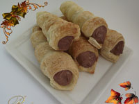 Слоёные трубочки с кремом