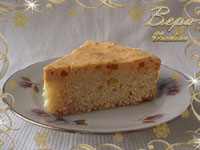 Манник в духовке с курагой