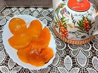 Кусочки тыквы с мёдом