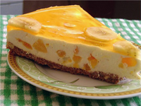 Чизкейк без выпечки «Абрикосовый рай»