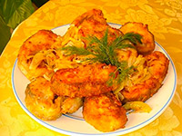 Жареный сазан