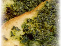 Багет с зеленью