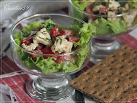 Салат из помидор и цветной капусты