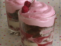 Десерт со взбитыми сливками