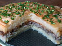 Картофельная запеканка с лосятиной