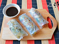 Роллы из рисовой бумаги