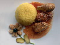 Рассыпчатый рис с курицей