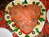 Салат "Сердце Валентина"