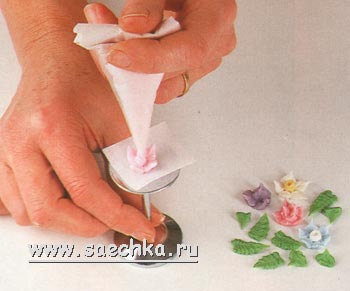 Цветы для торта