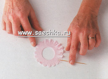 Оборки из сахарной помадки