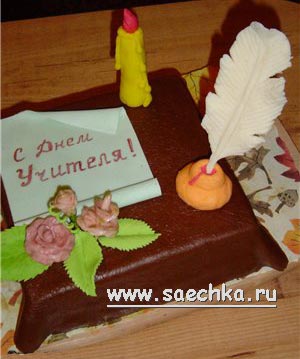 Торт со свечой