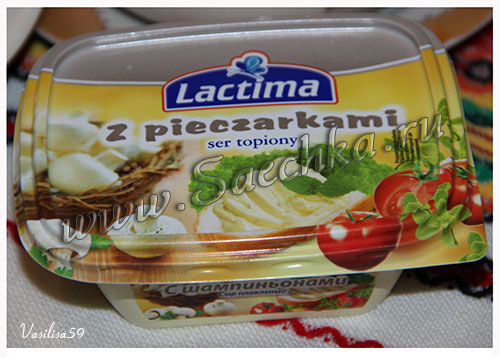 Плавленый сыр с грибами