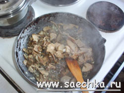 Фасоль с грибами
