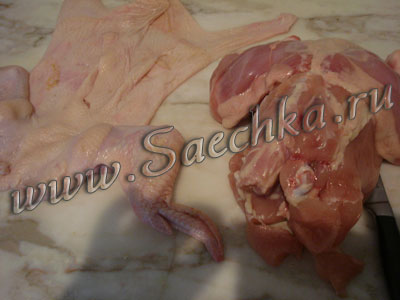 Курица фаршированная