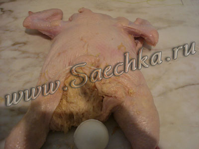 Курица фаршированная