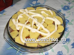 Запеканка с грибами