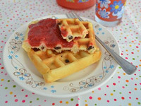 Венские вафли с изюмом