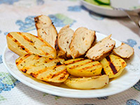 Картофель на гриле