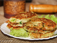 Картофельные драники с кабачком