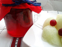 Джем из вишни и дыни