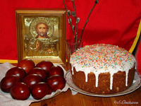 Пасхальный кулич с цедрой лимона