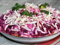 Осенний овощной салат с сыром