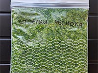 Заготовка чесночных стрелок