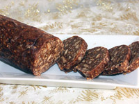 Шоколадная колбаска